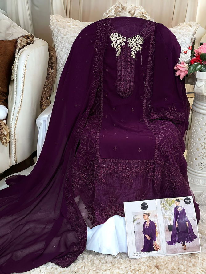 1323 A To D Mehboob Tex Georgette Embroidery Pakistani Suits Wholesale Shop In Surat
